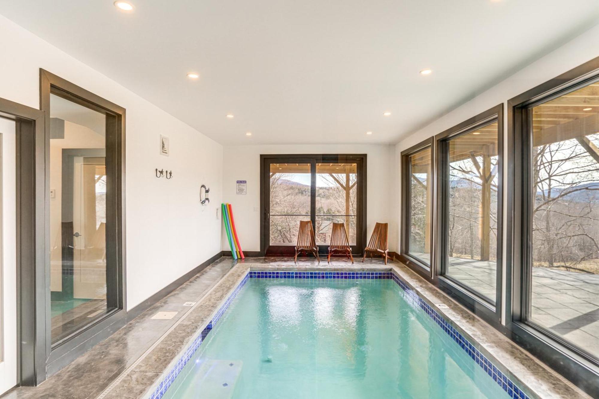 Custom Windham Mtn Villa With Pool, Theater And Views! Eksteriør bilde